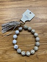 Semi-Precious Bracelet Keychain (4-Styles)