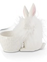Ceramic Bunny w/ Feathers (2-Styles)