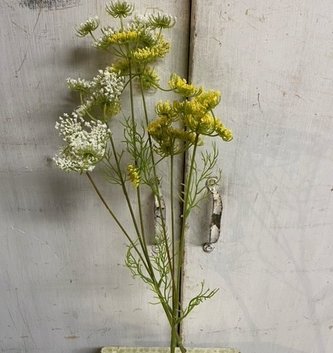 20" Queen Anne's Lace Spray (2-Colors)