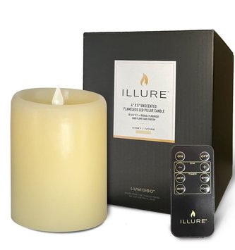 Illure Inner Glow Flameless Candle (2-Sizes)