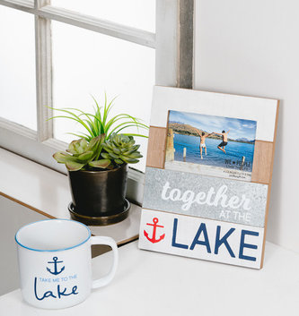 Together at the Lake Frame Sign