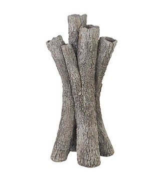 Tiered Tree Bark Multi Vase