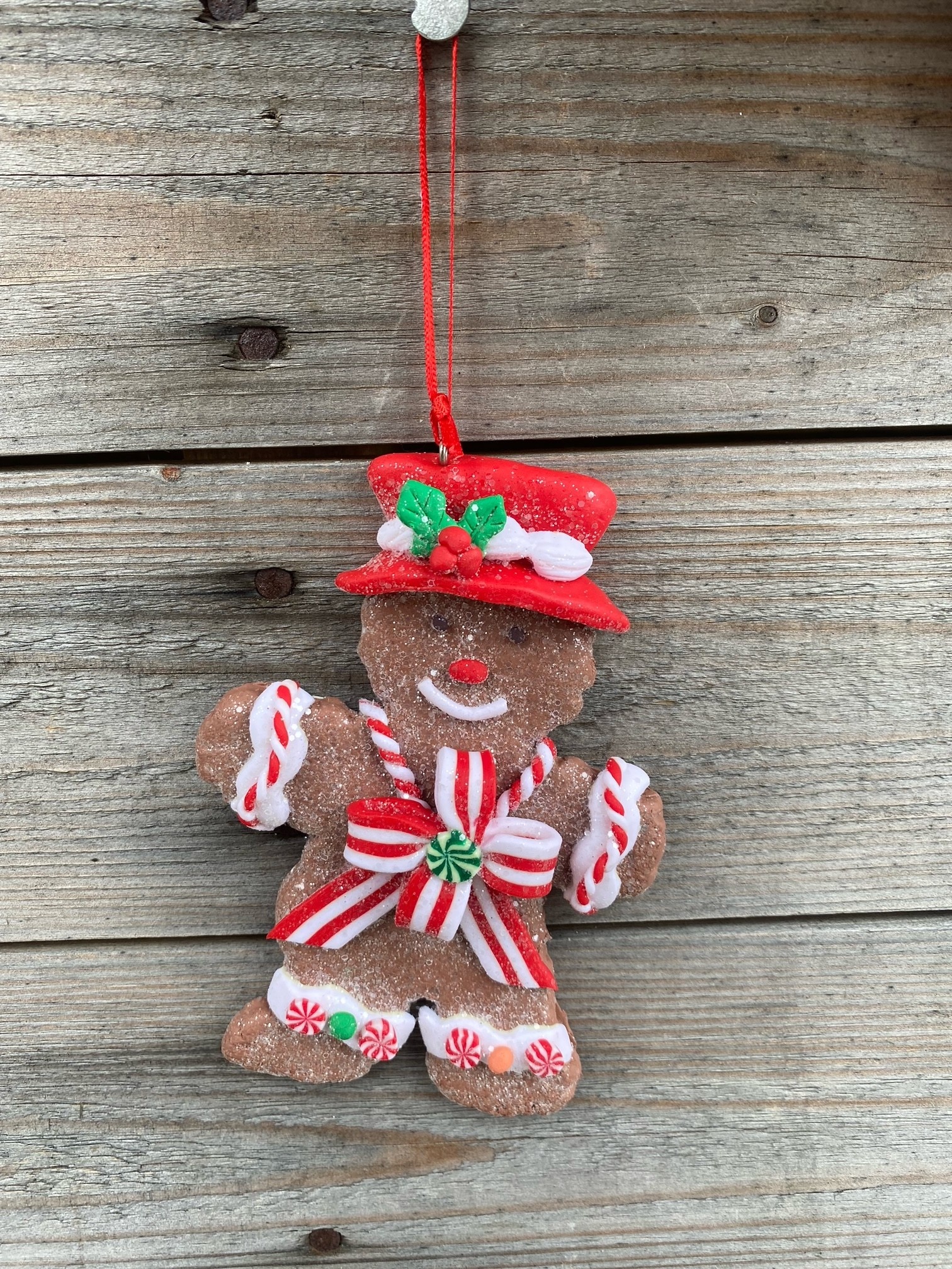 Clay Gingerbread Children Ornament (3-Styles)