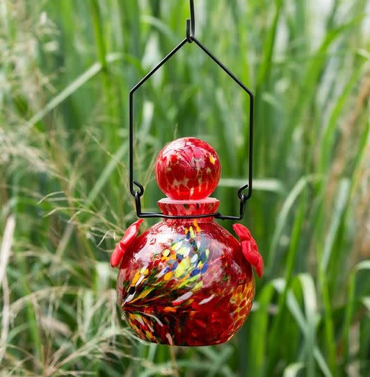 Solar Lunalite Globe Hummingbird Feeder