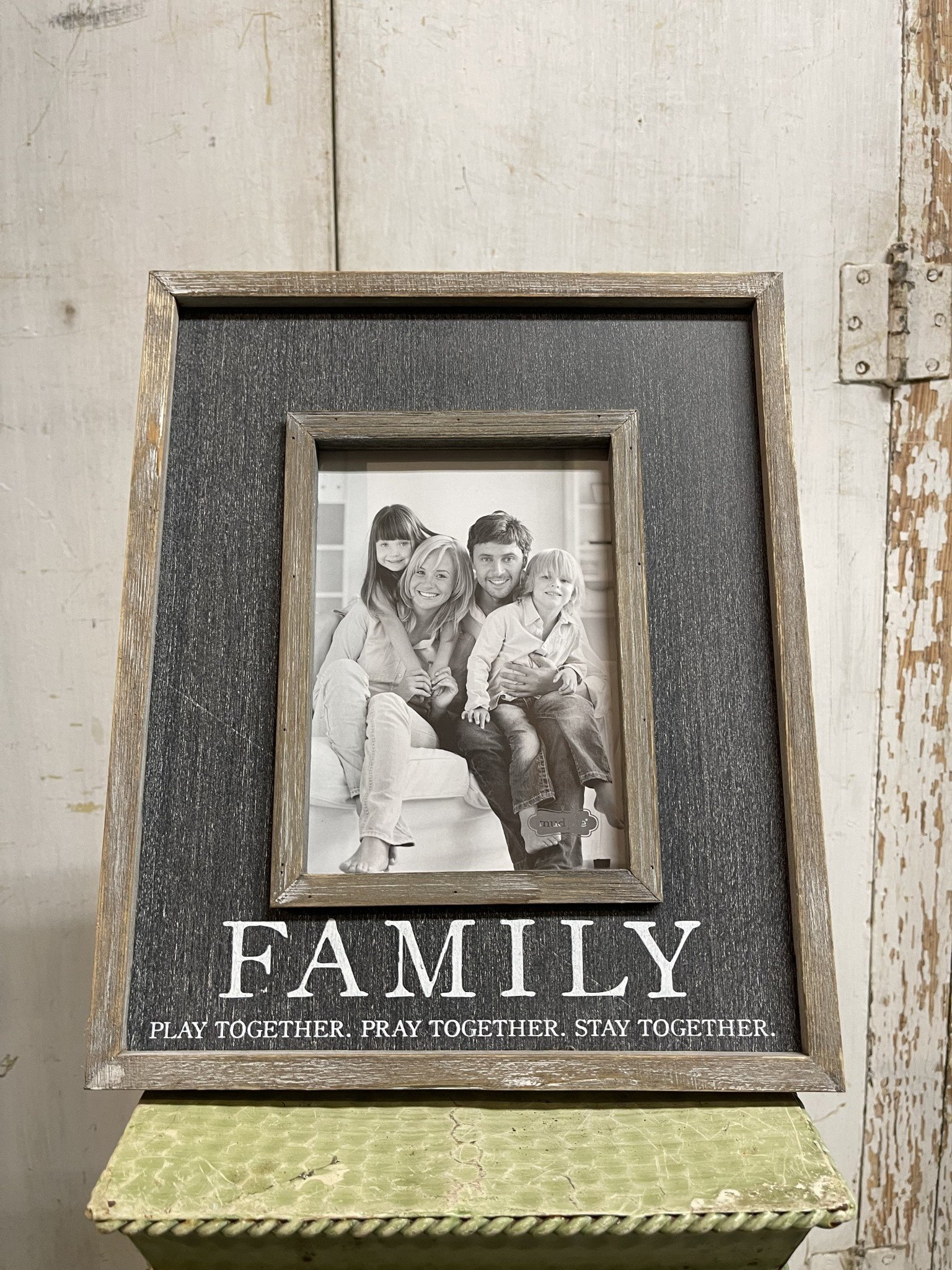 Wooden Family Picture Frame