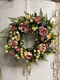 Custom Peony Garden Wreath