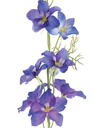 25" Delphinium Spray (3-Colors)