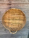 Round Woven Basket Tray (2-Sizes)