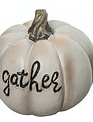 Mini White Message Pumpkin (3-Styles)