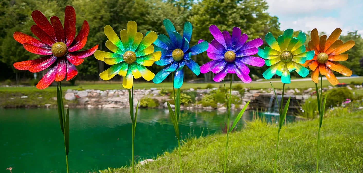 Bobble Wildflower Stake (6-Styles)