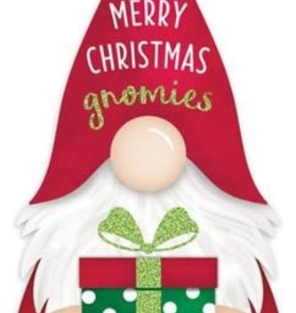 Merry Christmas Gnomies Hanging sign