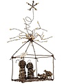 8" Vintage Metal Wire Nativity