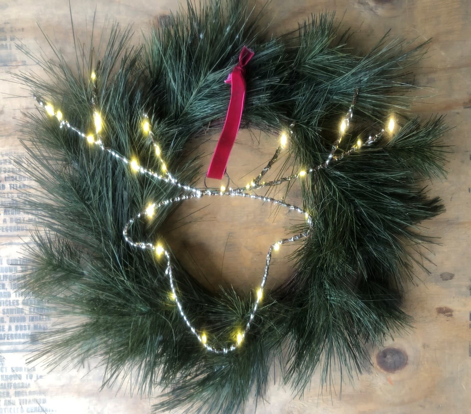 Battery Operated LED Wire Reindeer Christmas Home Decor Shop Now