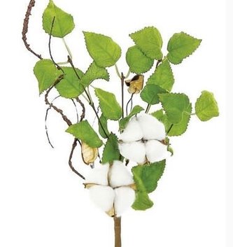 Cotton & Birch Leaf Pick