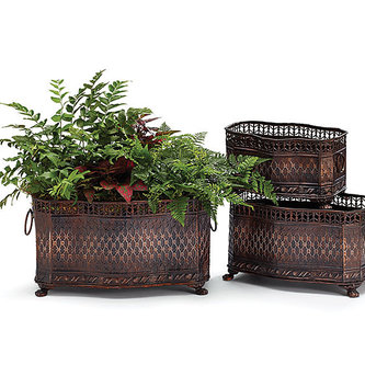 Diamond Embossed Planter (3-Sizes)