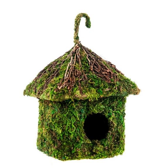 Small Supermoss Birdhouse (4-Styles)