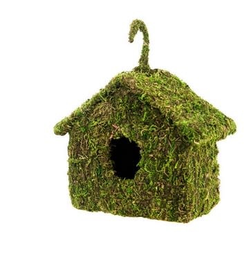 Small Supermoss Birdhouse (4-Styles)