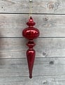 Red Glass Finial Ornament (2-Styles)
