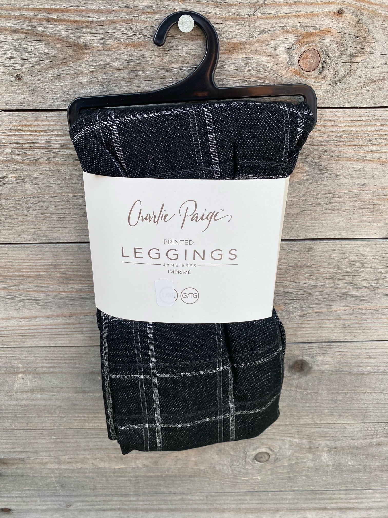 Charlie Paige Printed Black Leggings (4-Styles)