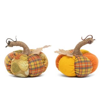 Multi Patchwork Pumpkin (2-Styles)