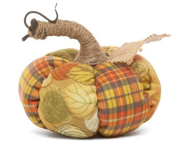 Multi Patchwork Pumpkin (2-Styles)