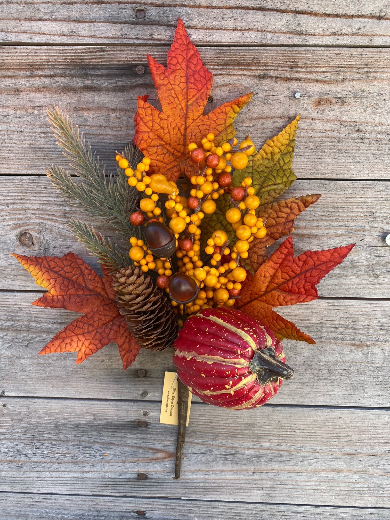 Red Pumpkin Acorn Berry Pick