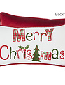 18" Merry Christmas Lumbar Pillow