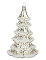 Frosted Mercury Glass Tree Ornament