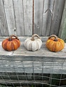 Resin Harvest Wicker Pumpkin (3-Styles)