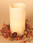 Autumn Mini Pumpkin Berry Candle Ring