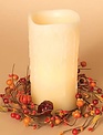 Autumn Mini Pumpkin Berry Candle Ring