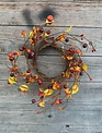 Autumn Mini Pumpkin Berry Candle Ring