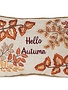 Embroidered Hello Autumn Pillow