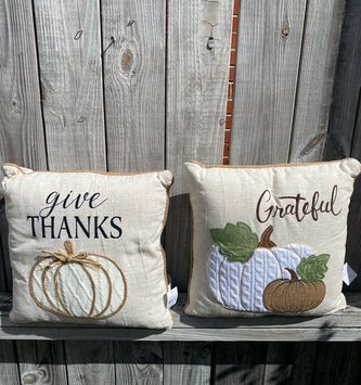 Harvest Pumpkin Pillow (2-Styles)