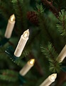 Set of 12 4" LED Clip-On Taper Candles
