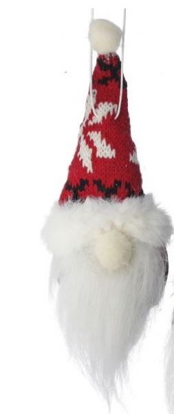 Hanging Santa Gnome Ornament (2-Styles)