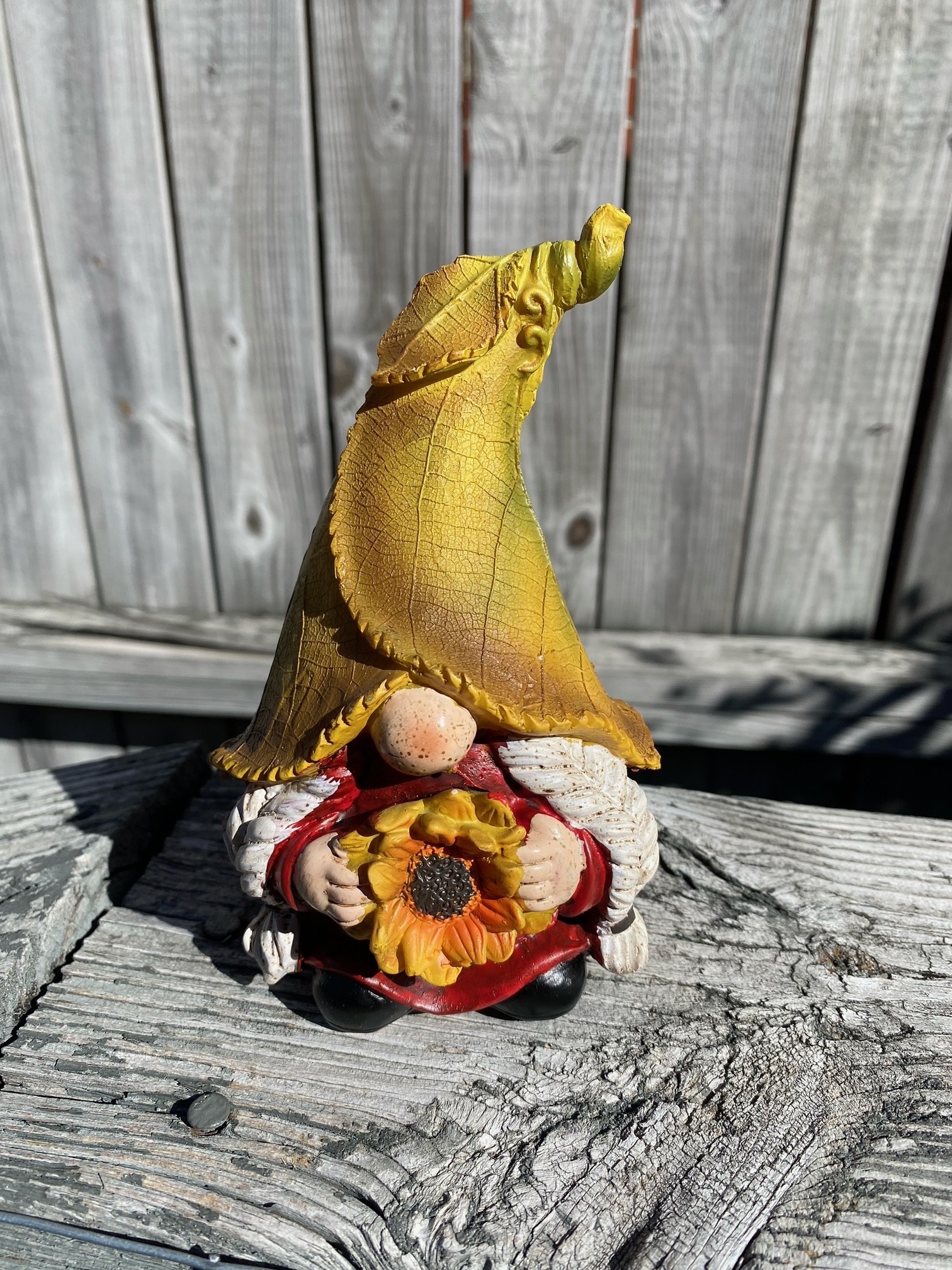 Harvest Leaf Hat Gnome (3-Styles)