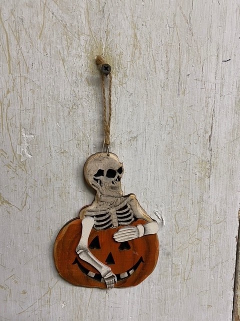 Halloween Jack-o-Lantern Wooden Ornament (6-Styles)