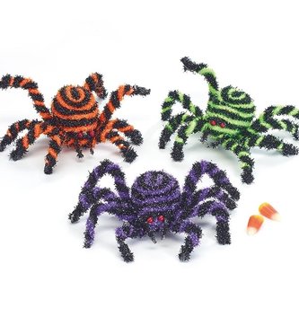 Vibrant Striped Spider (3-Colors)