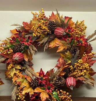 Fall Colorfest Wreath