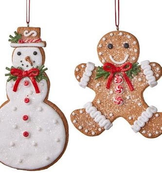 Happy Gingerbread Ornament (2-Styles)