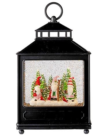 USB Rechargeable LED Christmas Gnome Snowglobe
