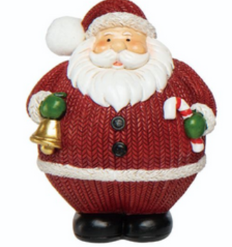 Resin Knit Suit Santa (2-Sizes)