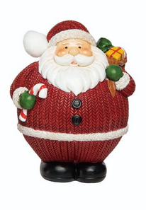 Resin Knit Suit Santa (2-Sizes)