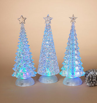 Color Changing Christmas Tree Snow Globe (3-Styles)