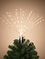 LED Warm White Starburst Tree Topper w/ Remote