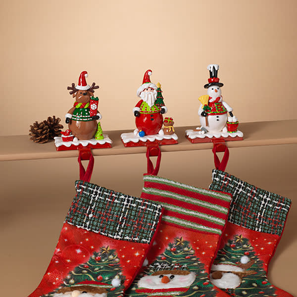 Claydough Whimsical Stocking Hangers Christmas Decor Shop Now The Last Straw