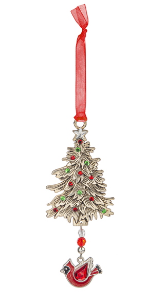 Silver Christmas Tree Ornament