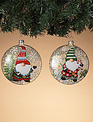 Whimsical Glass Gnome Ornament (2-Styles)