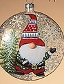 Whimsical Glass Gnome Ornament (2-Styles)